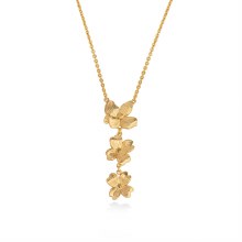 Tipperary Crystal Tipperary Crystal Fleur Gold Drop Pendant