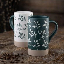 Belleek Flora Mugs Set of 2