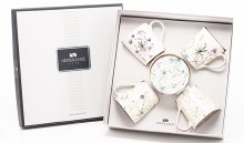 Newgrange Living Floral Mug & Coaster Set of 4