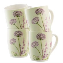 Aynsley Floral Spree Set Of 4 Mugs