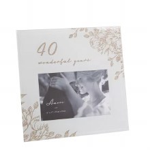 Frame 40 Years Floral 4*6"