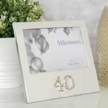 Frame 40th Birthday 4*6"