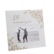 Frame 50 Years Floral 4*6"