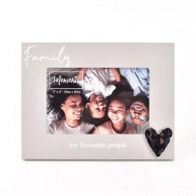 Frame Family with Heart 4*6"