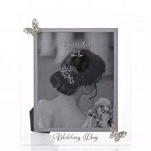 Always & Forever Frame Glass 3D ButterFly 8*10"