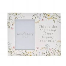 Love Story Frame Happily Ever After 4*6"