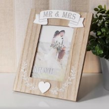 Love Story Frame Mr & Mrs 4*6"