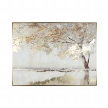 Tara Lane Framed Canvas Gilded Oak