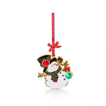Tipperary Crystal  Gem Snowman Decoration