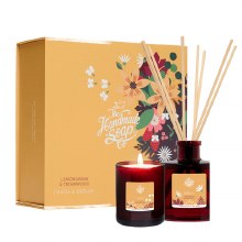 The Handmade Soap Company Gift Set Lemongrass & Cedarwood Candle & Diffuser Gift Set