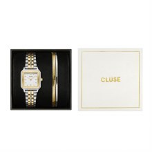 Cluse Watch Gift Box Gracieuse Petite Bicolour & Double Snake Bracelet