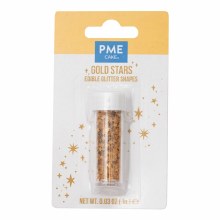 Sprinkles Glitter Shapes - Gold Stars