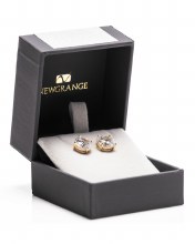 Newgrange Living Gold Large Stone Earrings