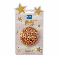 Sprinkle Charms Gold Stars 25g