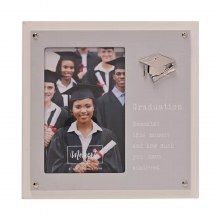 Graduation Frame 4*6" Grey