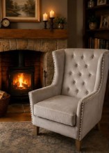 Grange Living Grange Armchair Queen Ann Taup