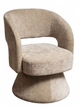 Grange Living Swivel Chair in Beige