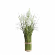 Grass Floral Bundle White Lavender 45cm