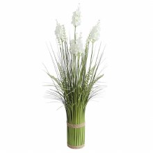 Grass Floral Bundle White Lavender 65cm