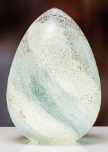 Grange Living Green Glass Egg Lamp Large