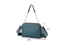 Long & Son Handbag Chain Bag Blue