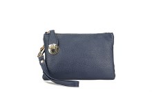 Long & Son Handbag Crossbody Bag Navy Clasp