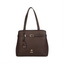 Hampton Handbags Hazel Shoulder Bag Brown