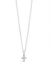 Absolute Jewellery Kids Silver Small Cross with Diamond HCC107