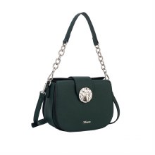 Hampton Handbags Heron Saddle Bag Green