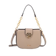 Hampton Handbags Heron Saddle Bag Taupe