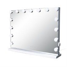 Hollywood Desktop LED Mirror 15 Bulb 3 Light Colours