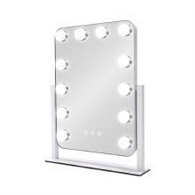 Tara Lane Hollywood Mirror White 42cm