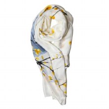 Galway Crystal Honey Blossoms Polyester Scarf