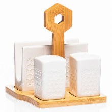 Newgrange Living Honeycomb 3pc Napkin set