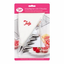 Icing Bag Set W/6 Nozzles