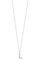 Absolute Jewellery Initial L Pendant Sterling Silver SI500L