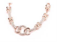 Newgrange Living Interlocking Pendant Rose Gold