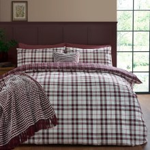 Kelso Plum Double Duvet