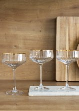 Killarney Crystal Kenmare Coupe Glass Set of 4