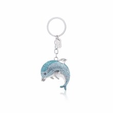 Tipperary Crystal Keyring Dolphin