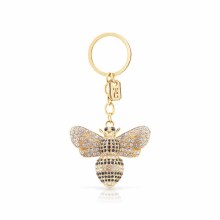 Tipperary Crystal Keyring Gold Bee