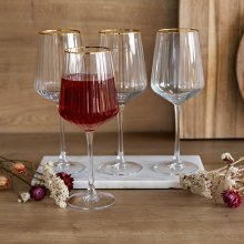 Killarney Crystal Kenmare Wine Glass Set of 4
