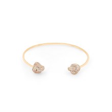 Tipperary Crystal Knot Bracelet Gold CZ