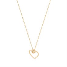 Tipperary Crystal Knot Pendant Love Heart Gold