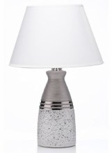 Grange Living Lamp & Shade Silver Design