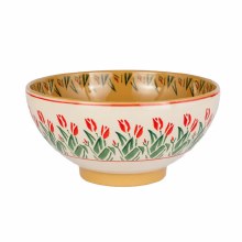 Nicholas Mosse Large Bowl Red Blooms