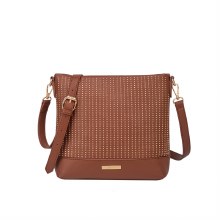 Hampton Handbags Laurel Crossbody Bag Tan