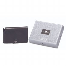 Newgrange Living Leather Card Holder Black