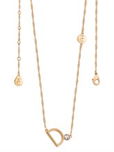 Tipperary Crystal Letter "D" Pendant Gold