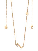 Tipperary Crystal Letter "L" Pendant Gold